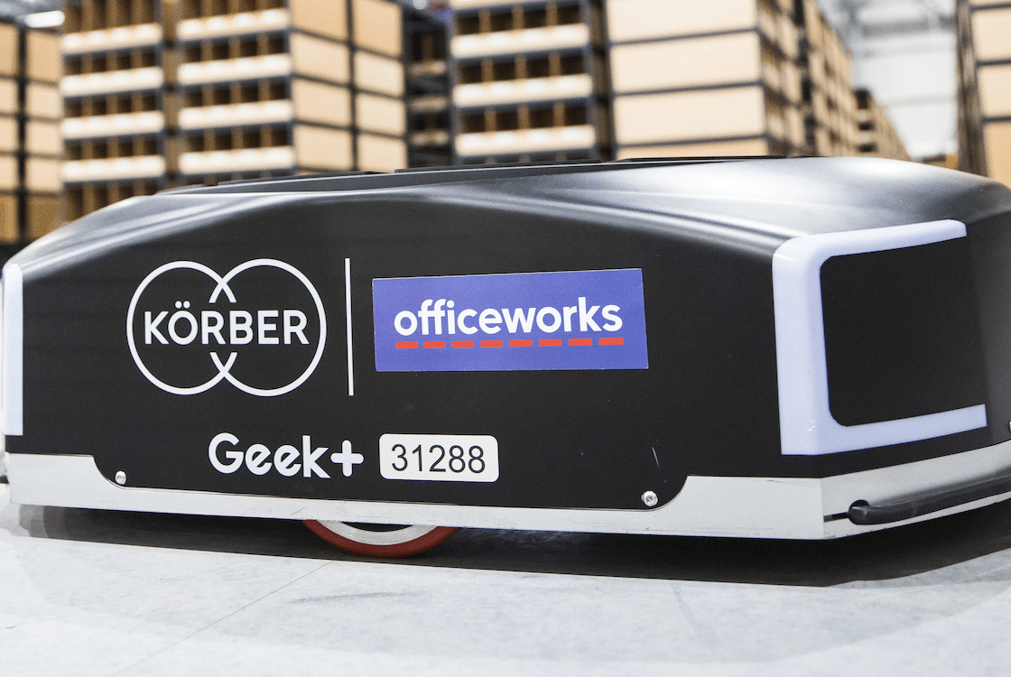 Körber automates new Officeworks CFC - MHD
