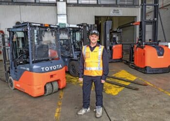 Paul Barlow, Warehouse Manager, Downer.
