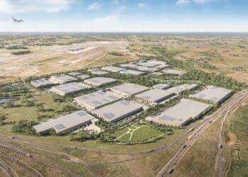 An artist's impression of the approved Burrah Park industrial hub. Image: IFM Investors